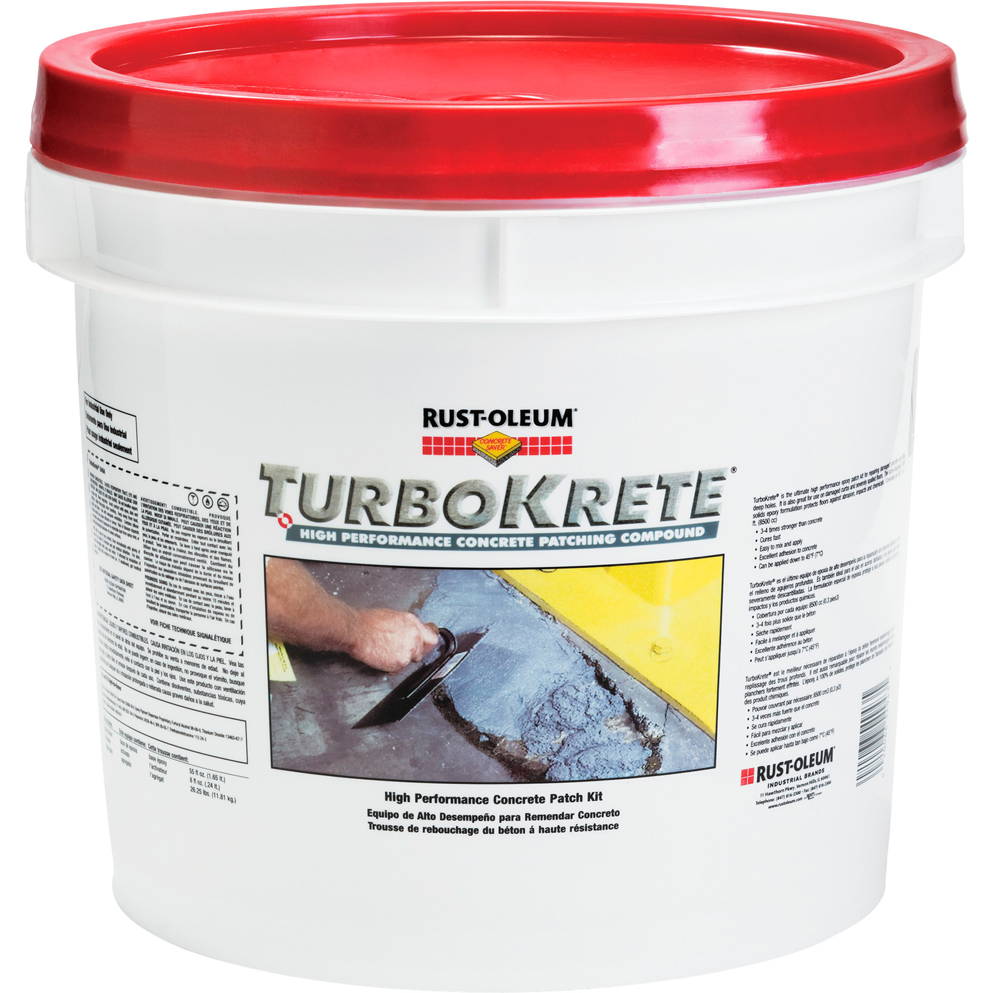 Rust-Oleum CPS 0.30 Cu. Ft. CP Turbokrete Epoxy-- (1) 3.5-Gallon Container, Gray